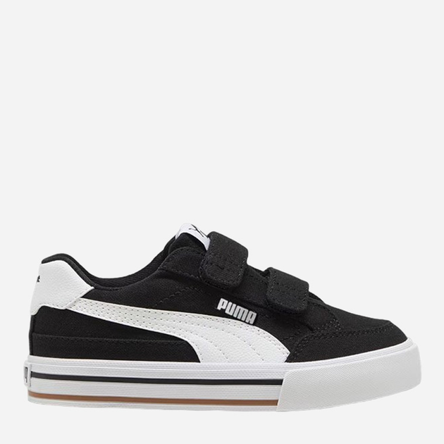 Tenisówki chłopięce na rzepy Puma Court Classic Vulc FS V PS 39656003 31 Czarne (4099686143879) - obraz 1