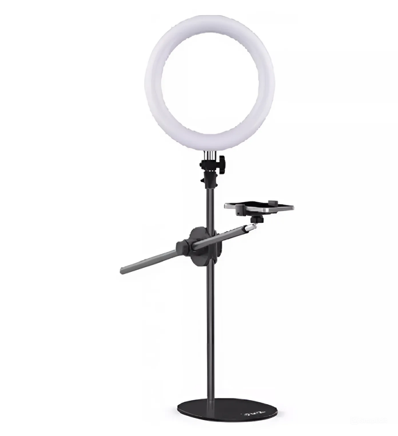 Лампа кольцевая LED 360 F-537S с функцией регулировки света, держателем и штативом AND - Фото 1 Лампа кольцевая LED 360 F-537S с функцией регулировки света, держателем и штативом AND - изображение 1