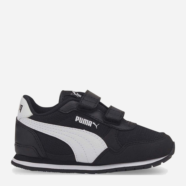 Buty sportowe chłopięce na rzepy Puma ST Runner V3 Mesch V 38551201 26 Czarne (4064535899863) - obraz 1