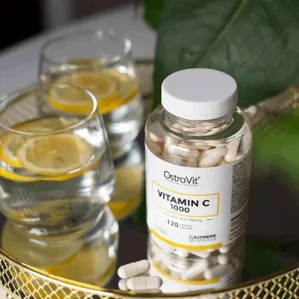 Вітамін C OstroVit Vitamin C 1000 120caps вітаміни та мінерали - зображення 2