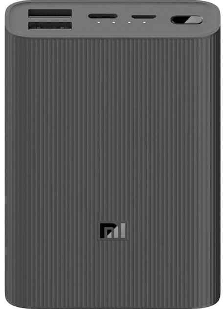 УМБ Xiaomi Mi Power Bank 3 Ultra Compact 10000 mAh PB1022ZM Black (BHR4412GL) (28965/01047349) - Уцінка - зображення 1