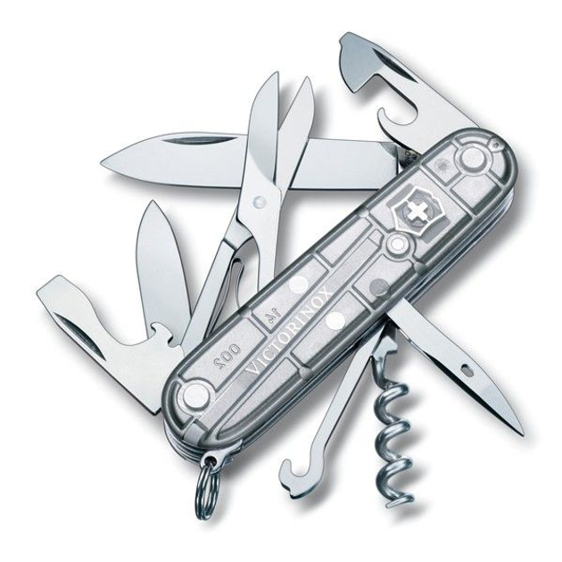 Комплект Нож Victorinox Climber 1.3703.T7 + Чехол с фонариком Police - изображение 2