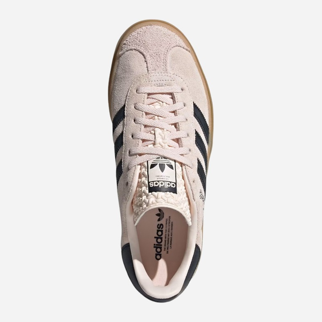 Sneakersy damskie do kostki adidas Originals Gazelle Bold W IE0429 40 Pudrowe (4066765778727) - obraz 5