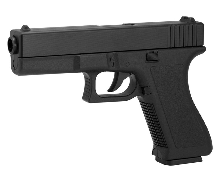 Страйкбольний Пістолет Глок Glock 17 VIGOR V307 пластик стріляє кульками 6 мм Чорний - зображення 1