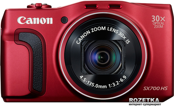 Фотоаппарат Canon Powershot SX700 HS IS Red c Wi-Fi