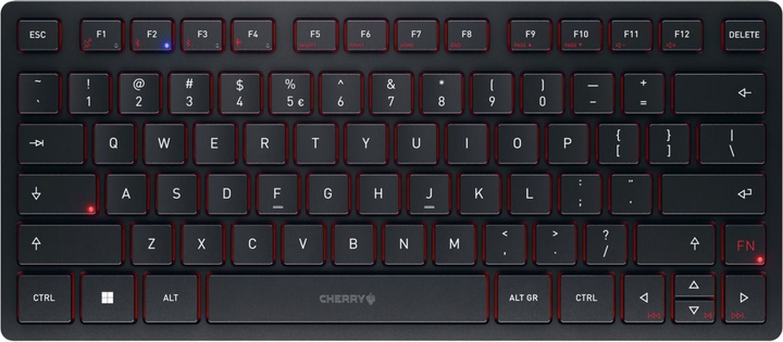 Klawiatura bezprzewodowa Cherry KW 9200 Mini Wireless Black (JK-9250EU-2) - obraz 1