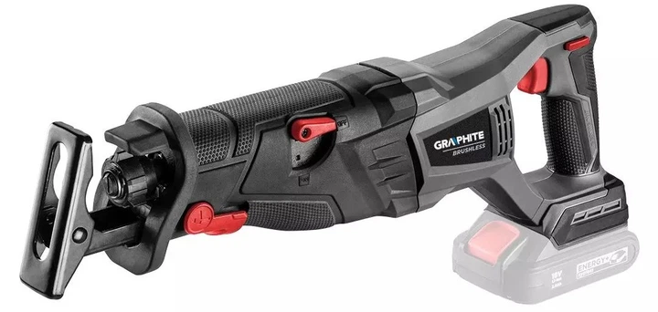 Pilarka szablowa akumulatorowa Graphite Energy+ 18V 58G096 bez akumulatora i ładowarki (5902062065421) - obraz 5