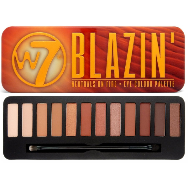 Палетка теней W7 EYE COLOUR PALETTE BLAZIN' 15,6г. - Фото 1 Палетка теней W7 EYE COLOUR PALETTE BLAZIN' 15,6г. - изображение 1