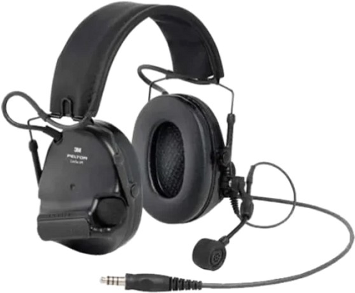 Активні навушники 3M Peltor ComTac XPI Headset (MT20H682FB-38SV) з 1 аудіовиходом J11 (Peltor) Black (7100037410) - зображення 1