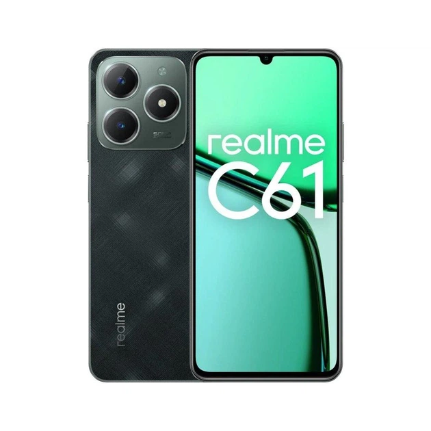 Мобильный телефон realme C61 8/256GB Dark Green – фото, отзывы