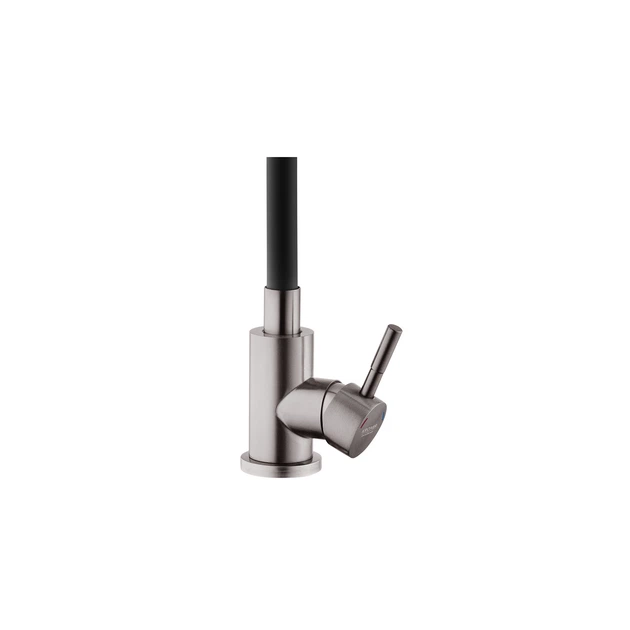 Змішувач для кухні гнучкий Kroner KRP Edelstahl Klassisch PVD035BLK (графіт з чорним) - изображение 6
