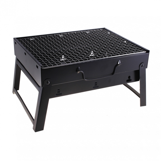 Мангал чемодан складной переносной Universal BBQ Folding Grill разборной портативный барбекю гриль с решеткой для пикника - изображение 8