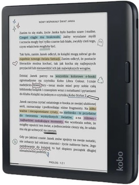 Електронна книга Kobo Libra Colour 32GB Black (N428-KU-BK-K-CK) - зображення 2