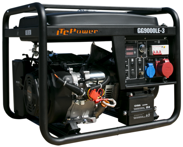 Генератор бензиновый ITC Power Petrol Gen Set 6000/6600 Вт (GG9000LE-3) - Фото 1 Генератор бензиновый ITC Power Petrol Gen Set 6000/6600 Вт (GG9000LE-3) - изображение 1
