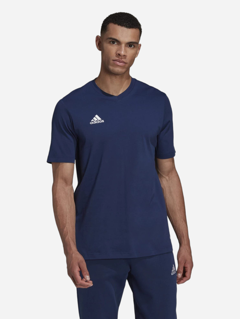 Футболка чоловіча Adidas ENT 22 Tee HC0450 M Синя (4065418922098) - зображення 1