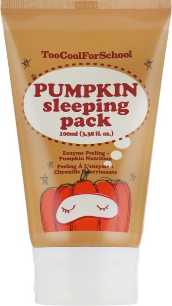 Нічна маска Too Cool For School Pumpkin Sleeping Pack Зволожуюча 100 мл (8809297210954) - зображення 2