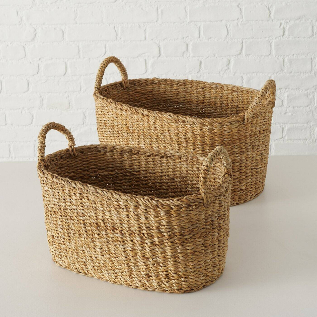 Кошики для зберігання Boltze Sophy плетені з ручками 2 шт (4066076029686) - зображення 5