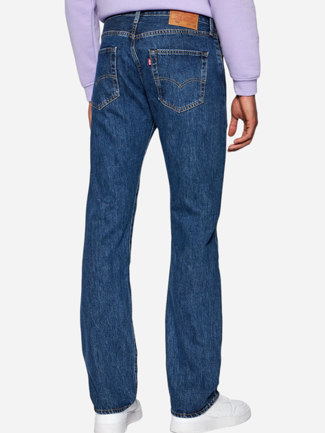 Jeansy regular fit męskie Levi's 501 Original 00501-0114 40-32 Granatowe (5412456105577) - obraz 2