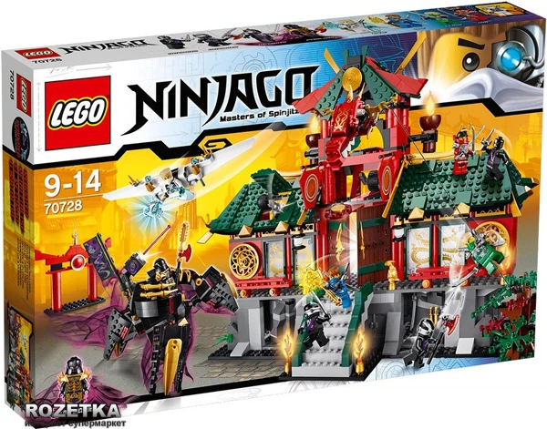 Конструктор LEGO NINJAGO Битва за місто Ніндзяго (70728) – іграшки