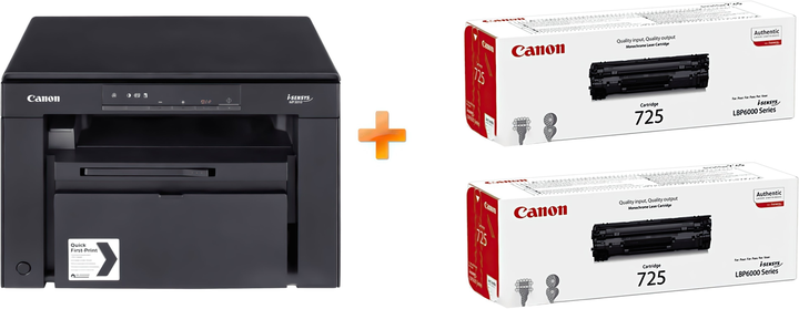 БФП Canon i-SENSYS MF3010 (5252B034AA) + 2 картриджа в комплекті! - зображення 1