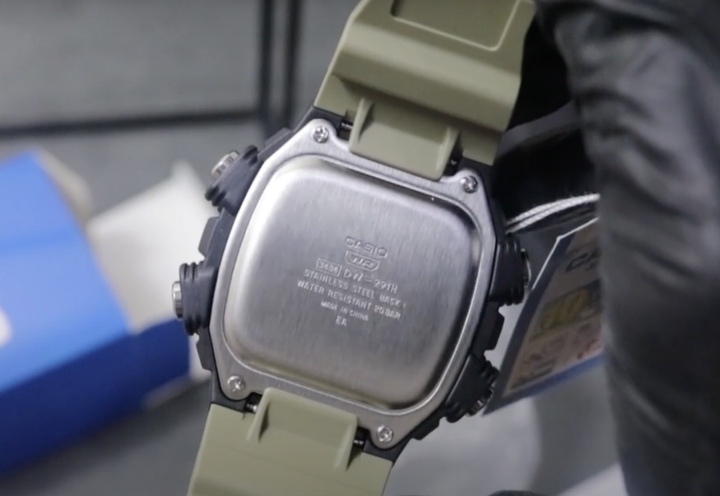 Часы наручные мужские Casio DW-291HX-5AV электронные часы, влагозащита 200 метров, оригинальные Casio - изображение 3
