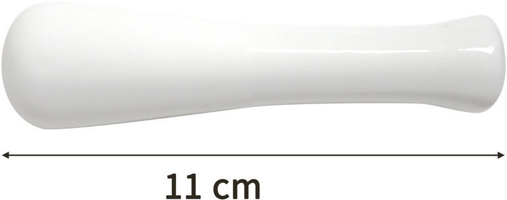 Ступка Excellent Houseware з пестиком порцелянова (8711295937200) - зображення 4