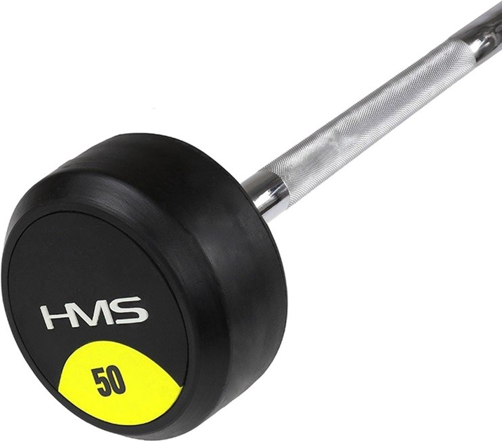 Sztanga HMS gryft stały 50 kg Czarna (5907695508956) - obraz 4