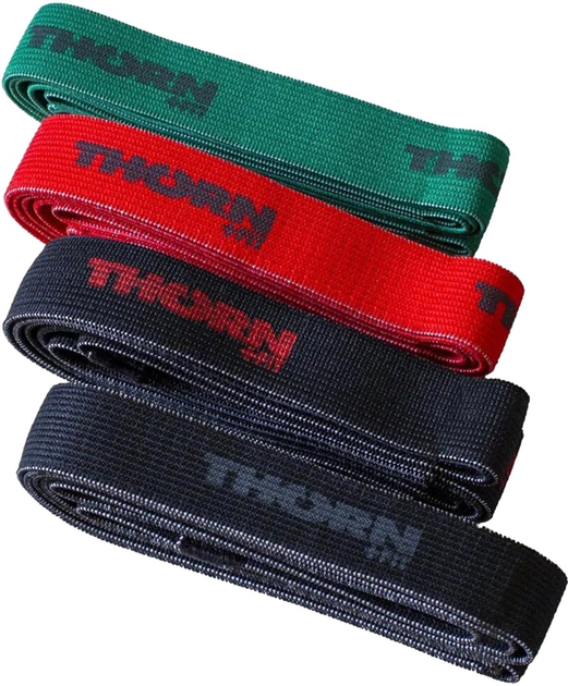 Набір текстильних стрічок для вправ Thorn Fit Superband Textile 4 шт (5902701517342) - зображення 1