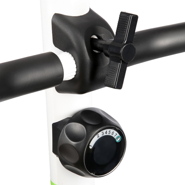 Rower treningowy HMS M9239 magnetyczny Biało-zielony (5907695588125) - obraz 4