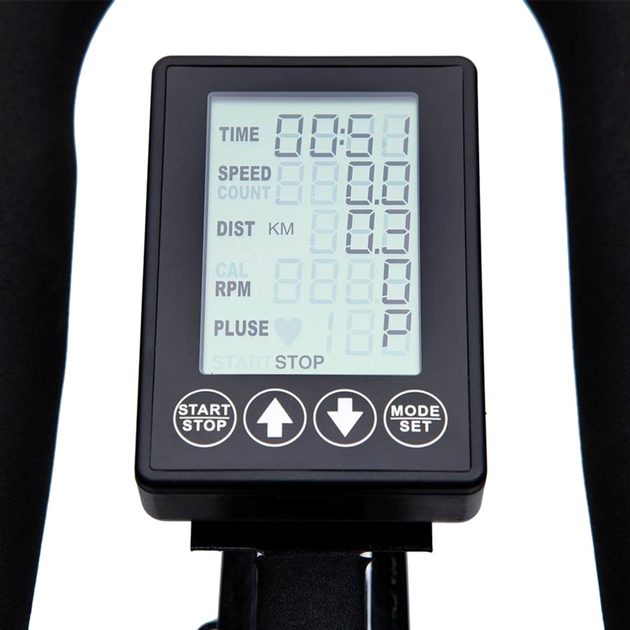 Rower treningowy HMS SW2102 Spiningowy mechaniczny Czarno-zielony (5907695592474) - obraz 9
