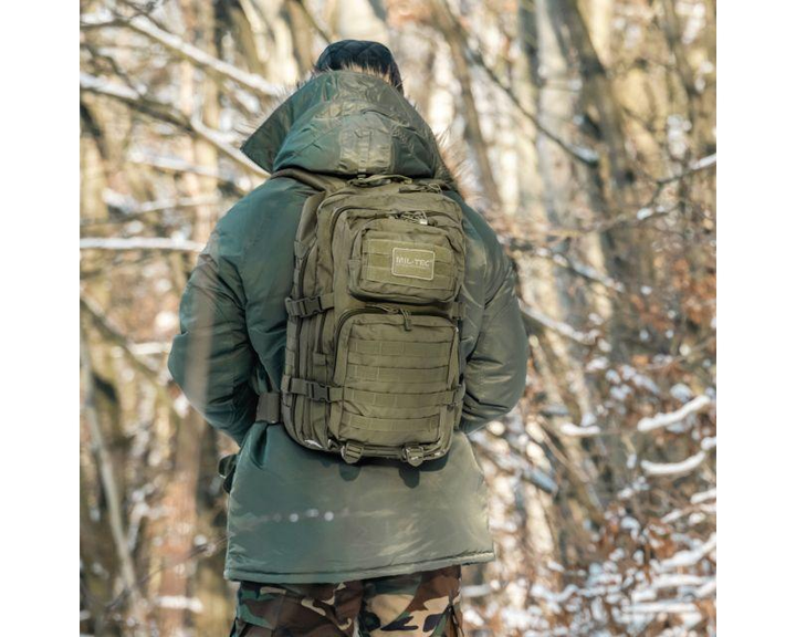 Великий рюкзак Mil-Tec Assault Pack 36 л Олива - изображение 2