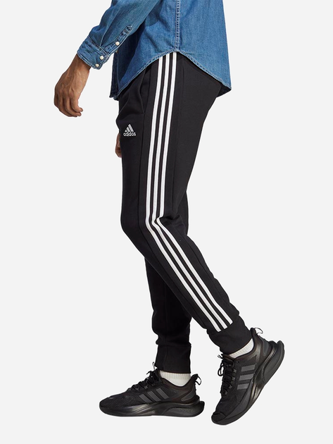 Spodnie dresowe męskie adidas M 3S Ft Tc Pt HA4337 M/S Czarne (4066764737923) - obraz 3