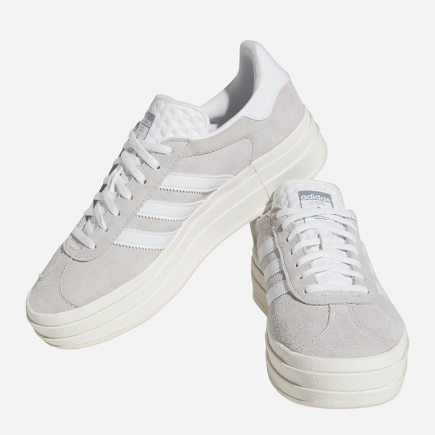Sneakersy damskie na platformie adidas Originals Gazelle Bold HQ6893 (7.5UK) 41.5 Szare (4066748981267) - obraz 4