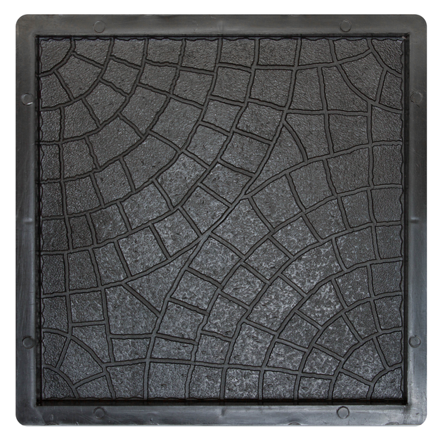 Великі форми для тротуарної плитки Павутинка 300х300х30 мм Верес Україна 1 шт - Фото 1 Великі форми для тротуарної плитки Павутинка 300х300х30 мм Верес Україна 1 шт - зображення 1
