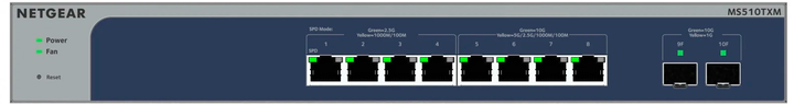 Комутатор Netgear MS510TXM Multi-Gigabit/10g Ethernet Smart Managed Pro (MS510TXM-100EUS) - зображення 2