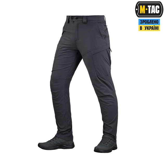 Штани M-Tac Sahara Flex Light Dark Grey 28/32 - зображення 1