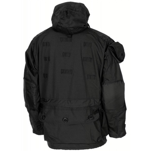 Куртка MFH Commando Jacket «Smock» Rip-Stop Black L - изображение 2