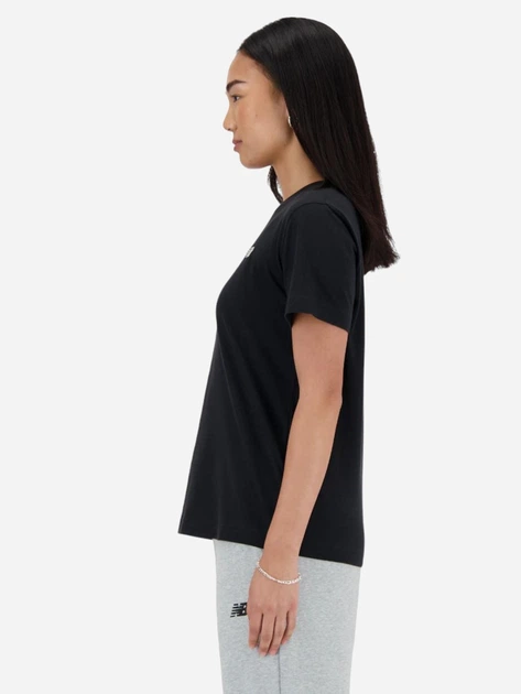 T-shirt damski bawełniany New Balance Sport Essentials Jersey WT41509 XS Czarny (197375385150) - obraz 3