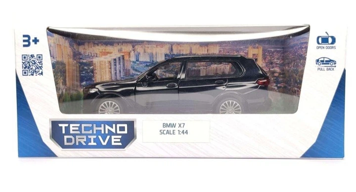 Іграшкова металева машинка BMW X7 KS DRIVE інерційна модель БМВ