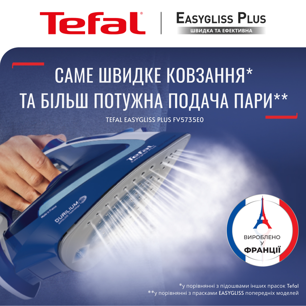 Праска TEFAL Easygliss Plus FV5735 - зображення 5