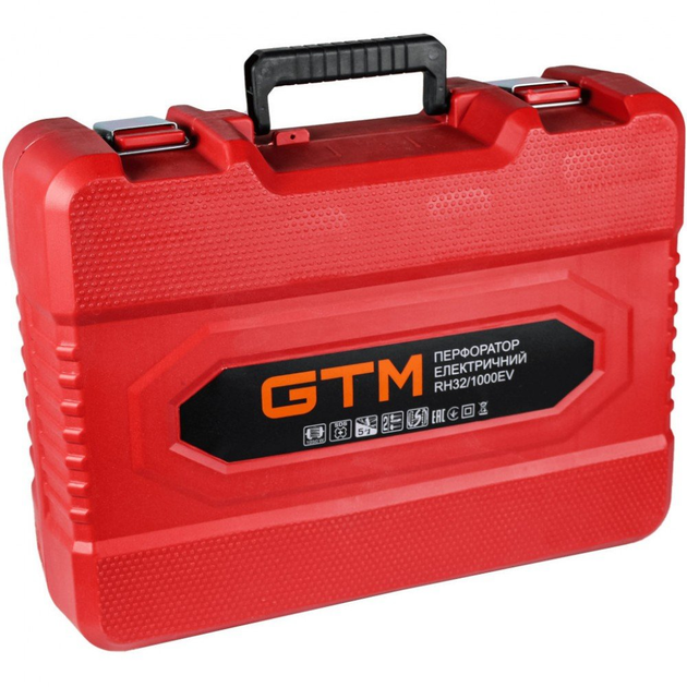 Перфоратор GTM RH32/1000EV 1050Вт, 0-820об/хв, 5Дж (RH32/1000EV)[58538] - изображение 3