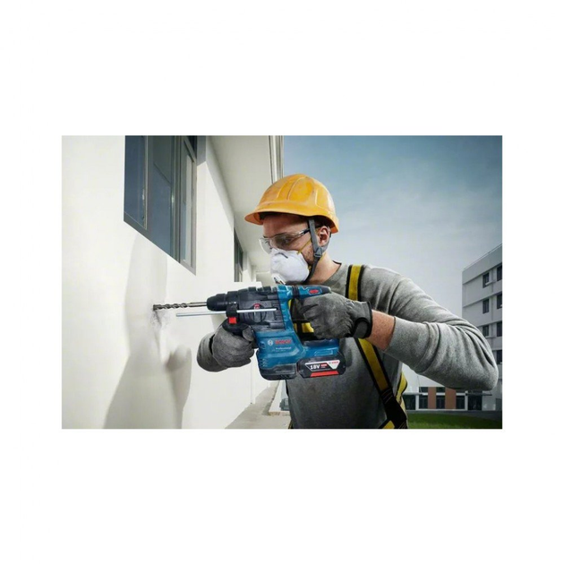 Перфоратор Bosch GBH 185-LI, 18В, SDS-Plus, 1.9Дж, бесщеточный, 1х4.0Ah (0.611.924.022)[58586] - изображение 2