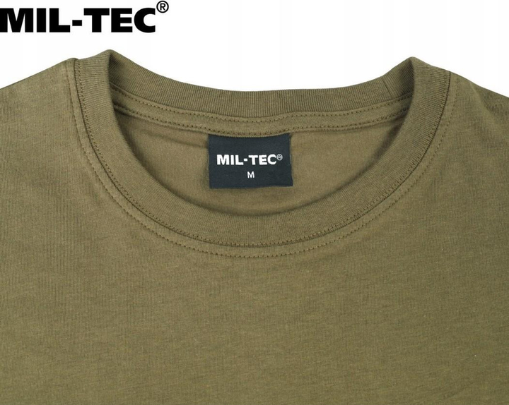 Футболка Mil-Tec армійська L T-shirt US Style Olive (11011001-904-L) - зображення 2