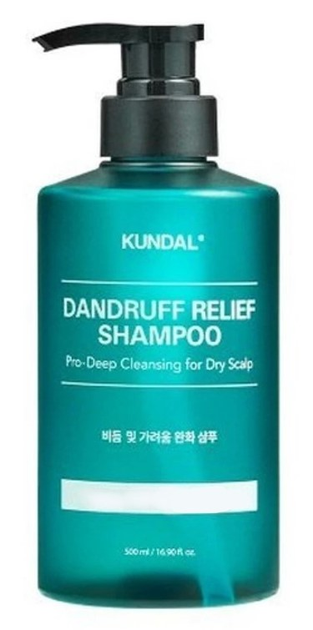 Акція на Шампунь для сухої шкіри голови Kundal Dandruff Relief Shampoo White Musk 500 мл від Rozetka