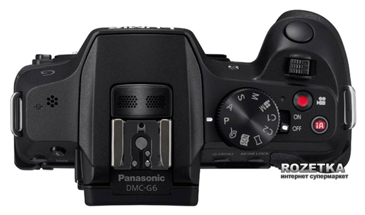 Panasonic DMC−G6 Фотоаппарат Panasonic Lumix DMC-G6 14-140mm Kit Black (DMC