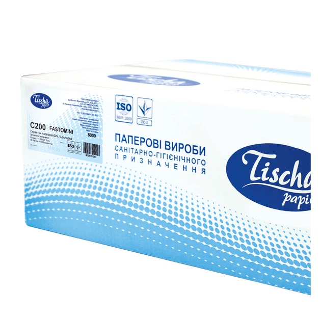 Серветки столові FASTO MINI Tischa Papier V-складка - Фото 2 Серветки столові FASTO MINI Tischa Papier V-складка - изображение 2