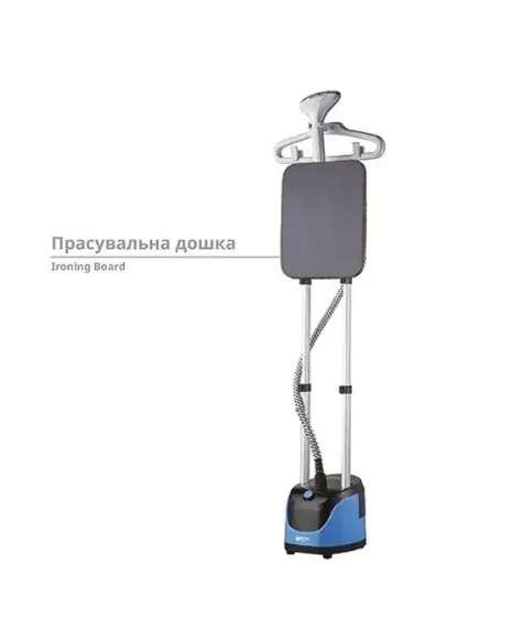 Отпариватель для одежды BITEK B6705-3038B 3200Вт с гладильной доской и телескопической стойкой — мощный напольный отпариватель для идеальной глажки - изображение 2