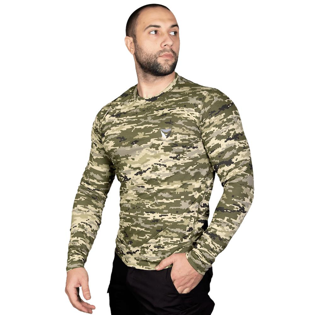 Тактический CamoTec лонгслив Bavovna Cotton ММ14 пиксель M - изображение 1