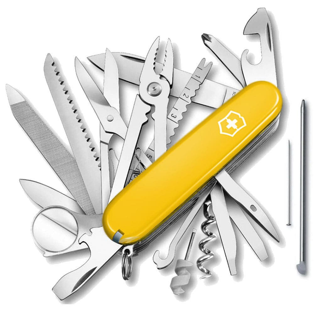 Нож Victorinox Swisschamp 91мм/33функ/желтый - изображение 1