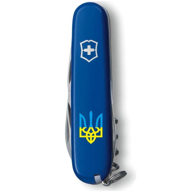 Нож Victorinox Spartan Ukraine 91мм/12функ/Трезубец сине-желт/синий - изображение 2